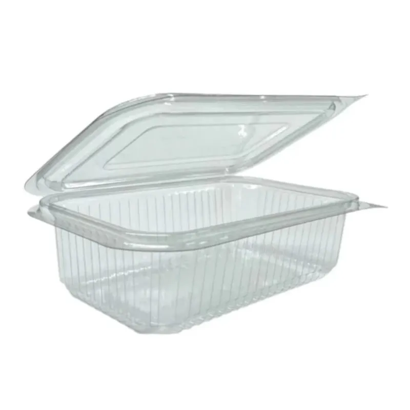 Alege caserolele standard transparente cu capac atașat, set de 100 buc, capacitate 1000 ml. Perfecte pentru depozitare, livrare