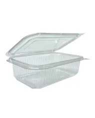 Alege caserolele standard transparente cu capac atașat, set de 100 buc, capacitate 1000 ml. Perfecte pentru depozitare, livrare