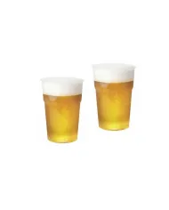 Alege setul de pahare transparente pentru bere, 100 bucăți, cu o capacitate de 400 ml. Perfecte pentru petreceri, evenimente și