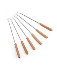 Țepușe frigarui Frigarui din lemn Țepușe metalice pentru grătar Accesorii grill Țepușe reutilizabile Frigarui de carne