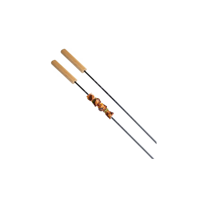 Țepușe frigarui Frigarui din lemn Țepușe metalice pentru grătar Accesorii grill Țepușe reutilizabile Frigarui de carne