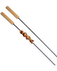 Țepușe frigarui Frigarui din lemn Țepușe metalice pentru grătar Accesorii grill Țepușe reutilizabile Frigarui de carne