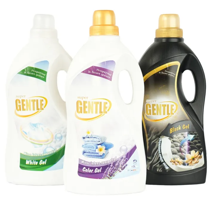 Gentle Detergent Lichid Rufe White 3L – Protejează și păstrează albul imaculat