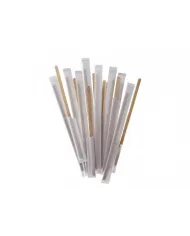 Paletine din lemn 14 cm, ambalate individual pentru igienă maximă. Set 1000 bucăți, ideale pentru cafea, ceai, birouri și cafene