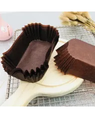 Chese Brown Mini-Chec 80x50x32 mm, ideale pentru coacerea și servirea mini-prăjiturilor, brioșelor și checurilor. Rezistente, ig